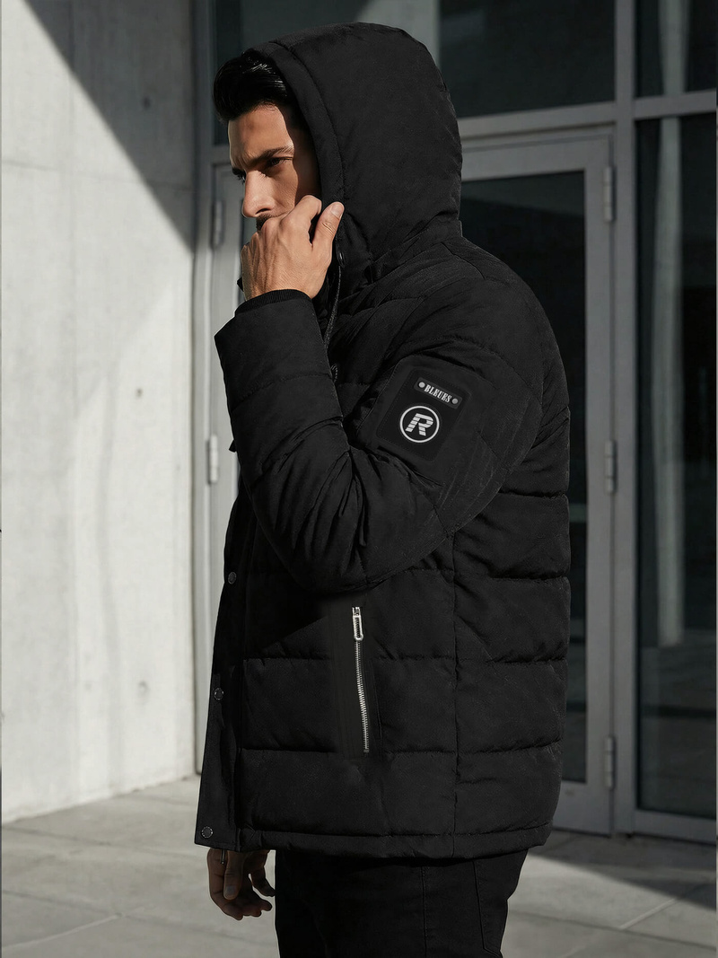 Vīriešu jaka melna OZONEE JS/31M5077/392