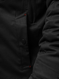 Vīriešu parka melna OZONEE JS/22M319/392