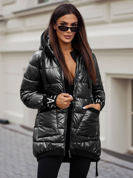 Sieviešu jaka pelēka OZONEE JS/5M3188/105Z