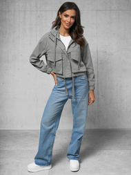 Sieviešu ziemas jaka pelēka OZONEE O/G118