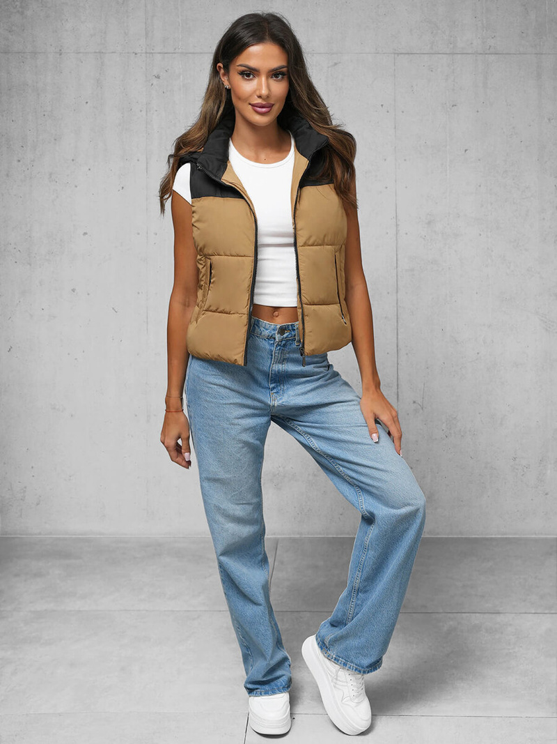 Sieviešu veste camel OZONEE JS/16M9112/84