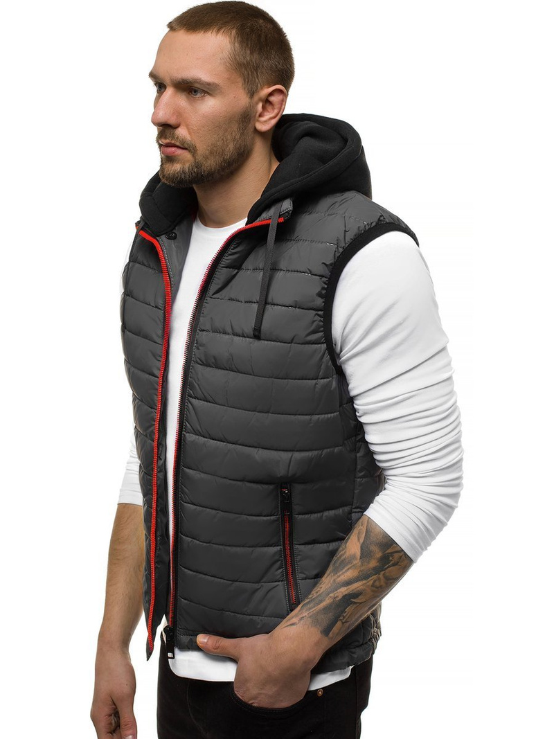 Vīriešu veste grafīta OZONEE N/6102Z