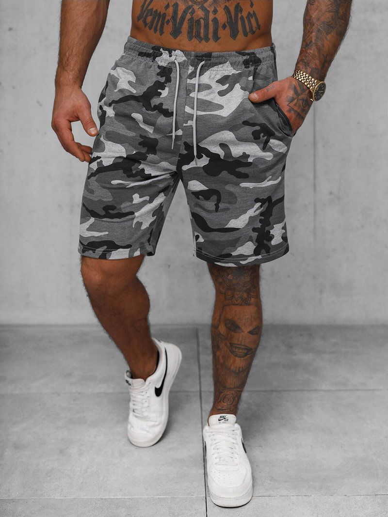 Vīriešu sporta šorti pelēks OZONEE JS/8K283/2