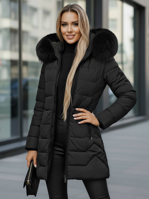 Sieviešu jaka melna OZONEE JS/16M9121/392Z