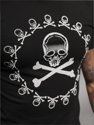 Vīriešu t-krekls melns OZONEE NB/MT3068