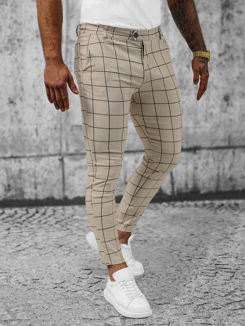 Vīriešu Chino Bikses Smilšu OZONEE O/P4009