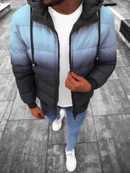 Vīriešu divpusēja virsjaka debesu-zila/tumši-zila OZONEE JS/M760/105