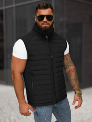 Vīriešu veste melna OZONEE JS/31M5063/392