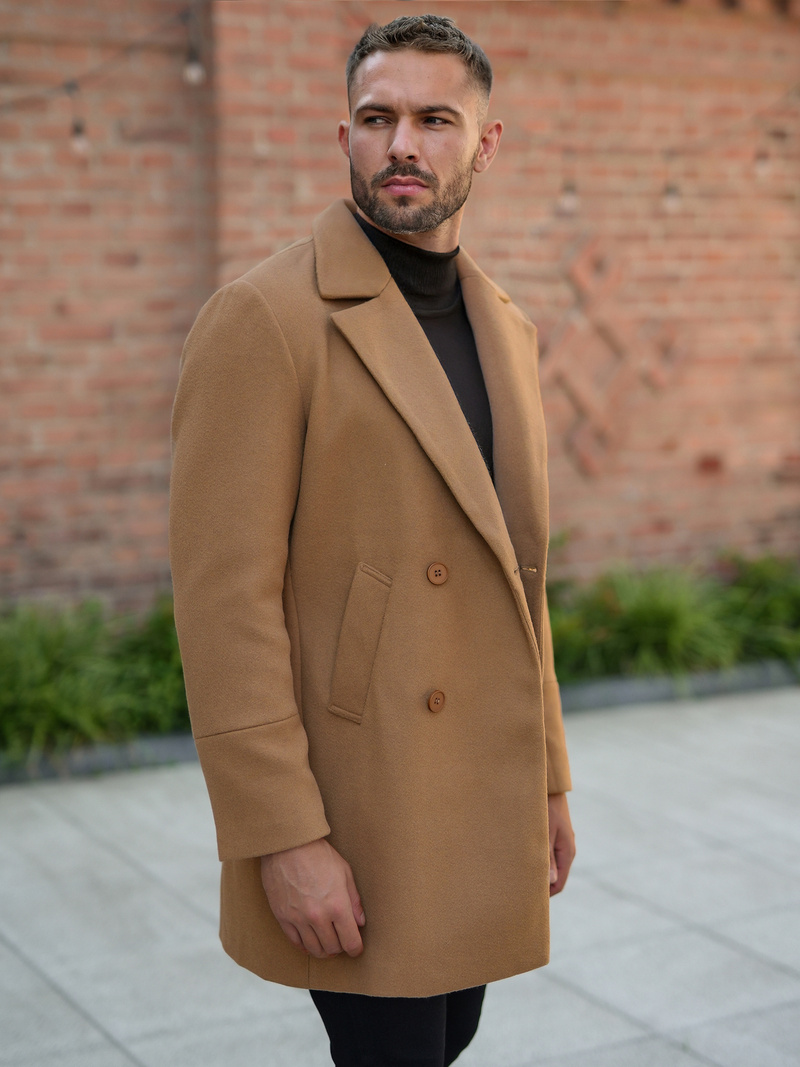 Vīriešu mētelis camel OZONEE JS/11Z8269