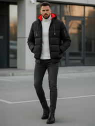 Vīriešu jaka melna OZONEE JS/31M5003Z