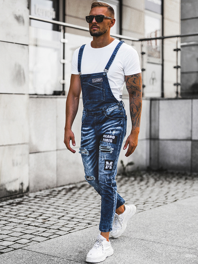 Vīriešu džinsi debesu zili OZONEE O/E9682