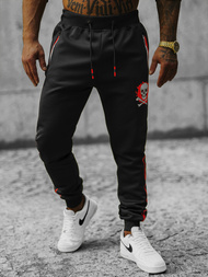 Vīriešu sporta bikses melnas OZONEE JS/K10237Z