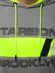 Vīriešu jaka ar kapuci pelēka OZONEE JS/DD20131