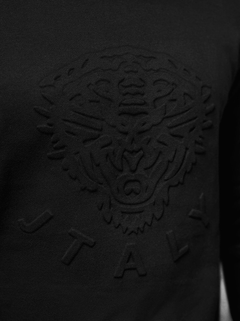 Vīriešu džemperis melns OZONEE NB/MF2010