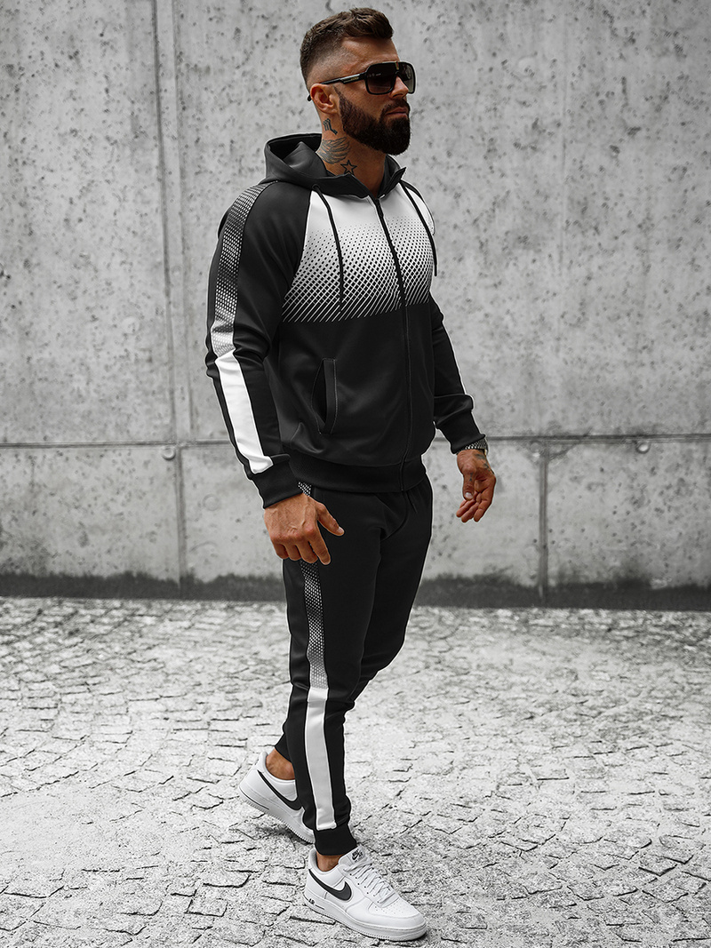 Vīriešu Treniņtērps Melns OZONEE JS/C8116