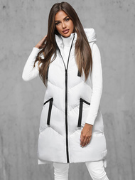 Sieviešu veste balta OZONEE JS/M788/281Z