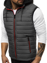 Vīriešu veste grafīta OZONEE N/6102