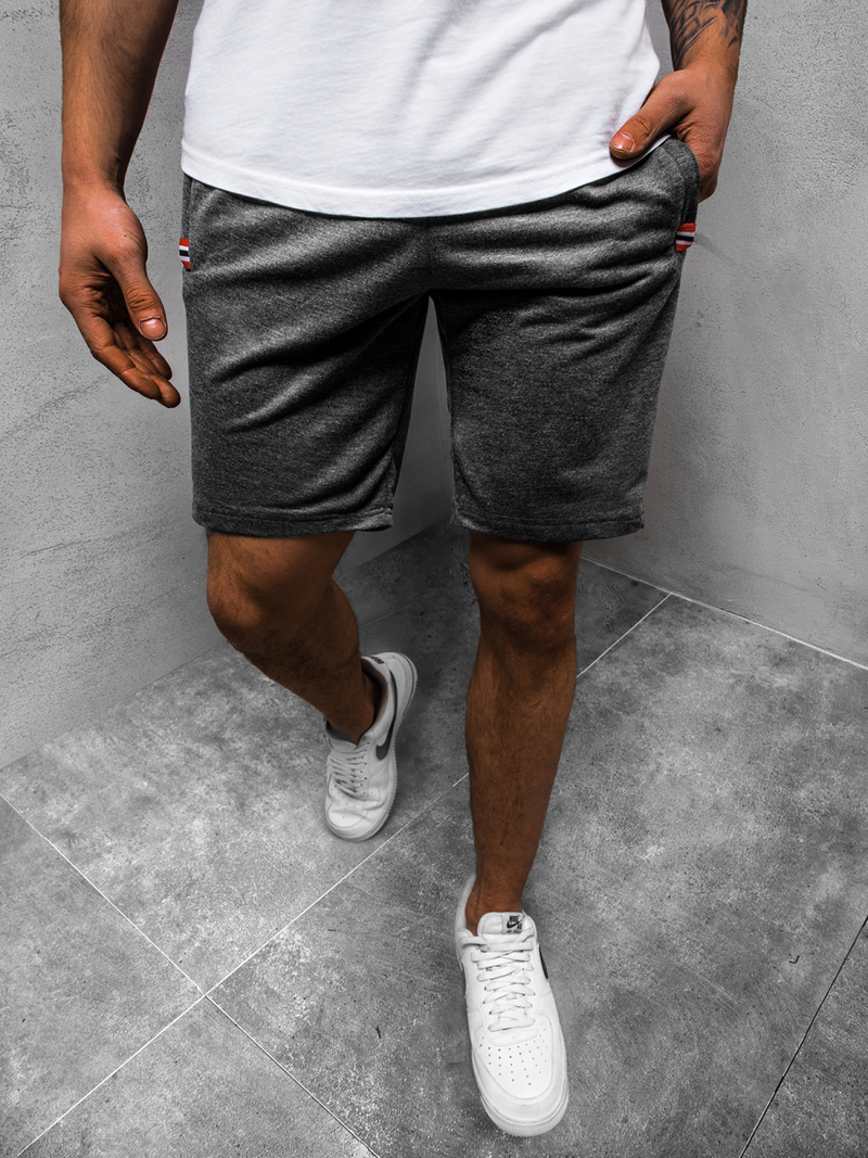 Vīriešu šorti tumši-pelēki OZONEE JS/XW75Z