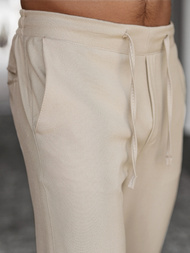 Vīriešu chino jogger bikses smilšu OZONEE DJ/5539Z