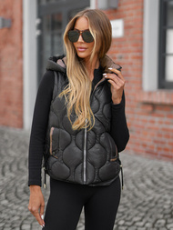Sieviešu veste melna OZONEE O/5M3235/392