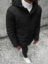 Vīriešu virsjaka melna OZONEE JS/M713/392