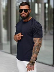 Vīriešu t-krekls tumši zils OZONEE JS/8T88/25Z