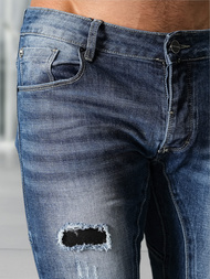 Vīriešu džinsi debesu zili OZONEE NB/MP0050BZ