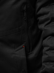 Vīriešu parka melna OZONEE JS/22M319/392