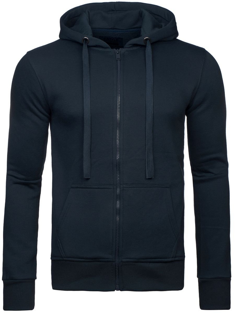 Vīriešu jaka ar kapuci tumši zila OZONEE JS/2008Z