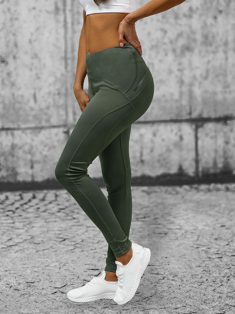 Sieviešu legingi haki OZONEE O/YY9276