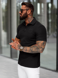 Vīriešu polo krekls melns OZONEE NB/MT3142