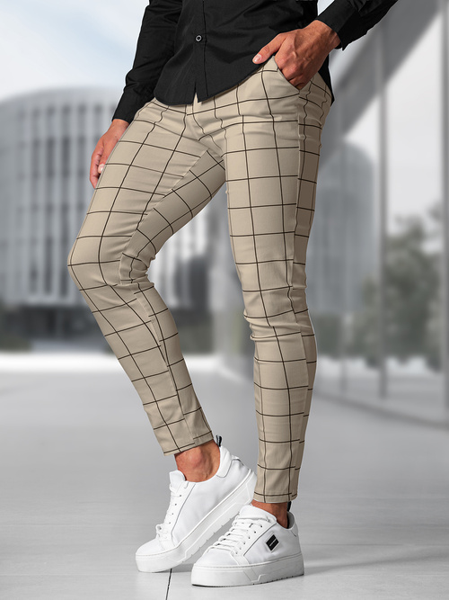 Vīriešu Chino Bikses Smilšu OZONEE O/P4009Z