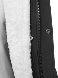 Vīriešu parka melni-balta OZONEE O/5832Z