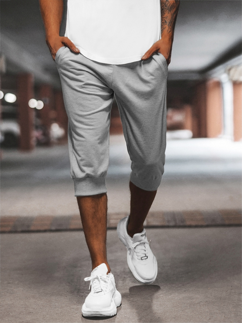 Vīriešu sporta šorti pelēki OZONEE JS/XW07/2Z