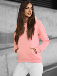 Sieviešu jaka ar kapuci pulveris sārta OZONEE JS/W02Z