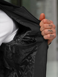 Vīriešu pārejas virsjaka melna OZONEE JS/62M9502/392