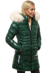 Sieviešu ziemas virsjaka zaļa OZONEE N/6357