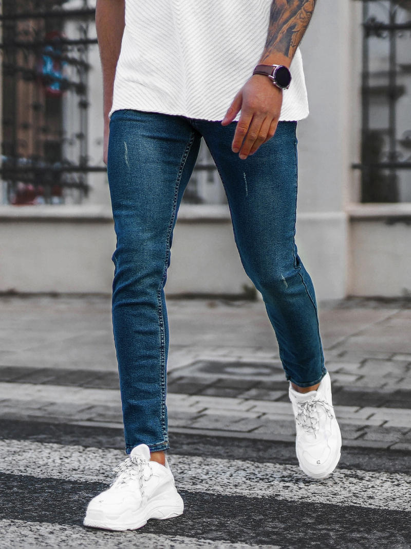 Vīriešu Džinsi Zili OZONEE E/5192/03