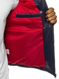 Vīriešu veste tumši zila OZONEE N/6105