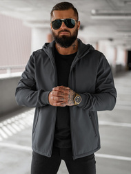 Vīriešu softshell jaka grafīta OZONEE JS/27B6529/5Z