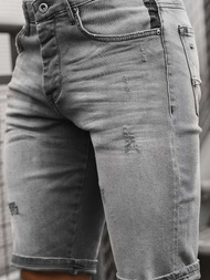 Vīriešu džinsa šorti grafīta OZONEE B/55107