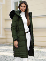 Sieviešu jaka haki OZONEE O/W377Z