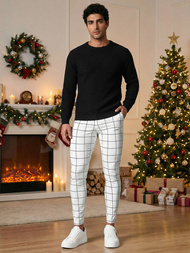 Vīriešu Chino Bikses Baltas OZONEE O/P4009Z