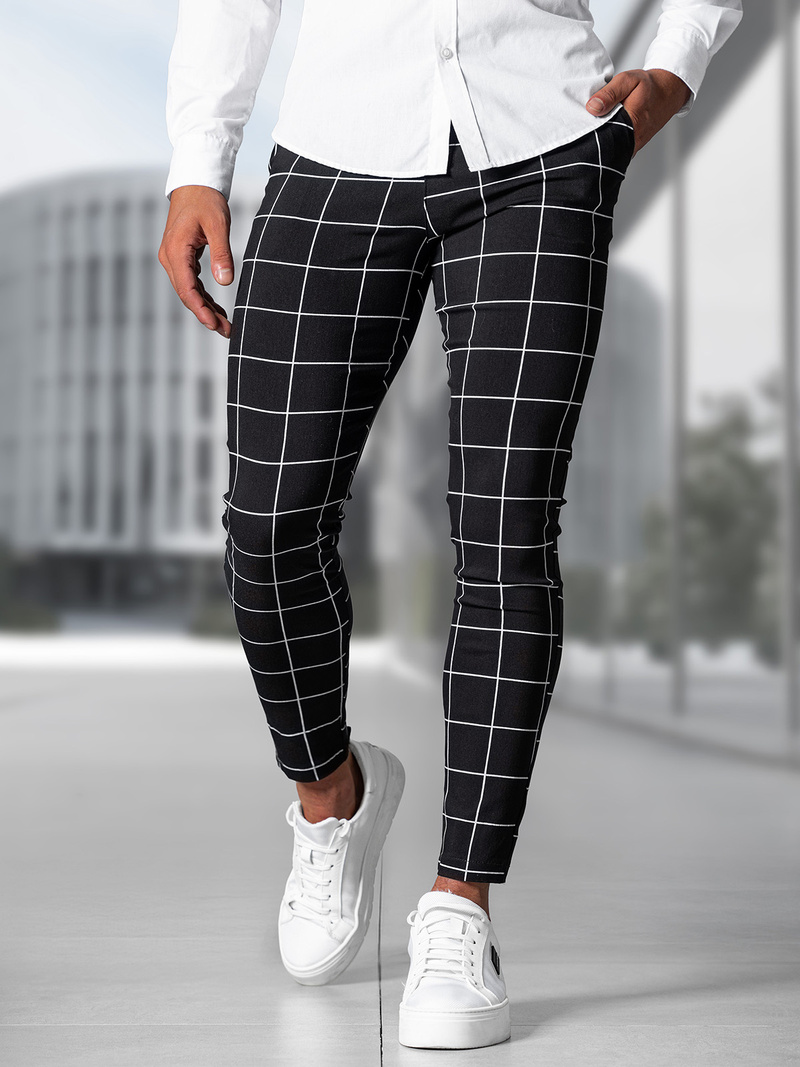 Vīriešu Chino Bikses Melni OZONEE O/P4009Z