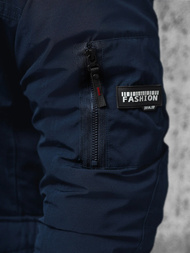 Vīriešu ziemas jaka tumši zila OZONEE JS/5M718/215