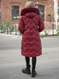 Sieviešu ziemas bordo sarkans OZONEE JS/5M3229/1Z