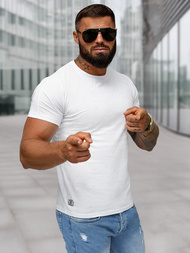 Vīriešu t-krekls balts OZONEE O/QQ1388