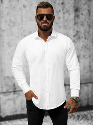 Vīriešu krekls balts OZONEE O/3778