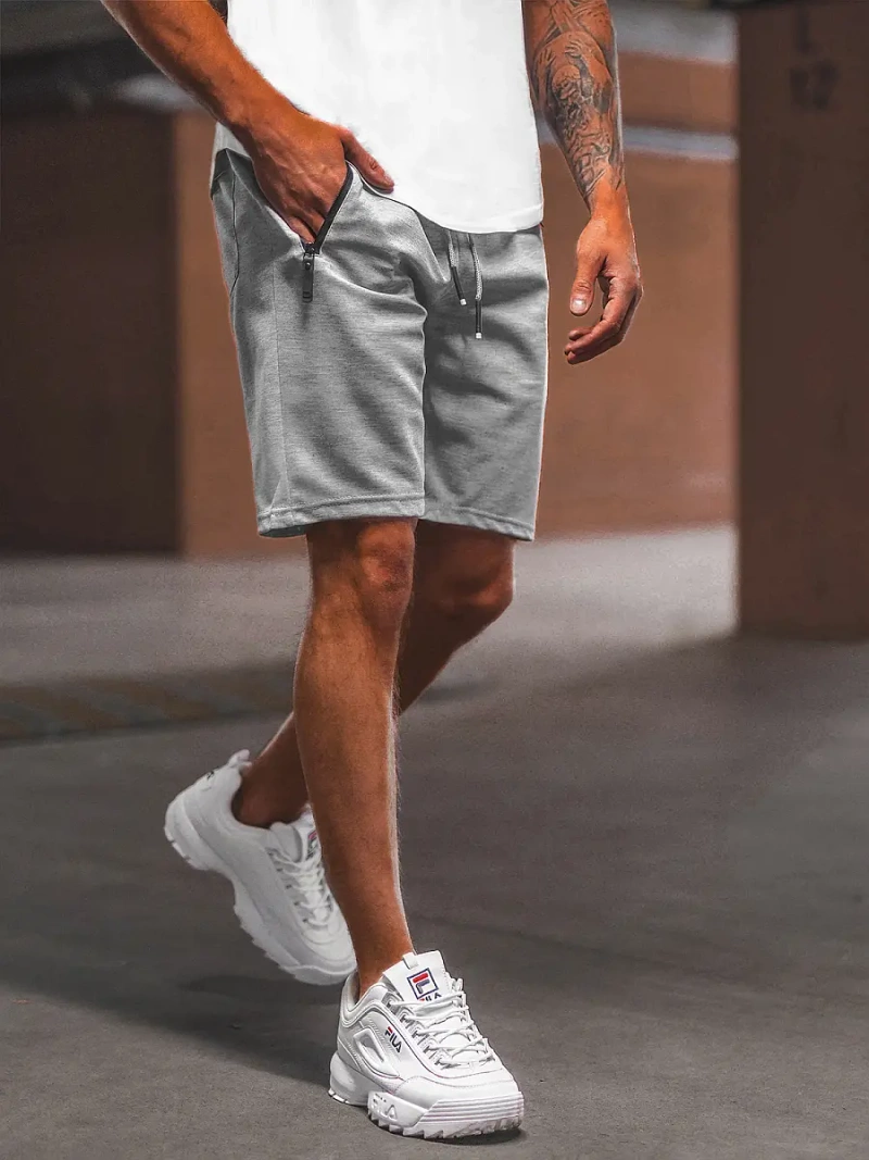 Vīriešu sporta šorti pelēki OZONEE O/WW20012/2