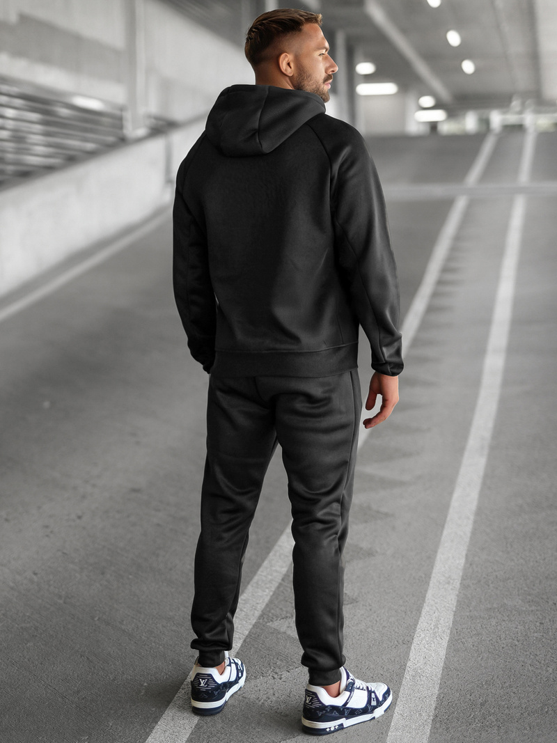 Vīriešu treniņtērps melns OZONEE JS/8C1967/3